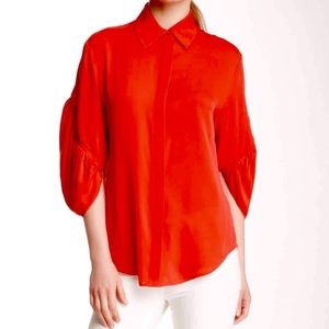 Catherine Malandrino Bobbi blouse - Sz. 0 (red)